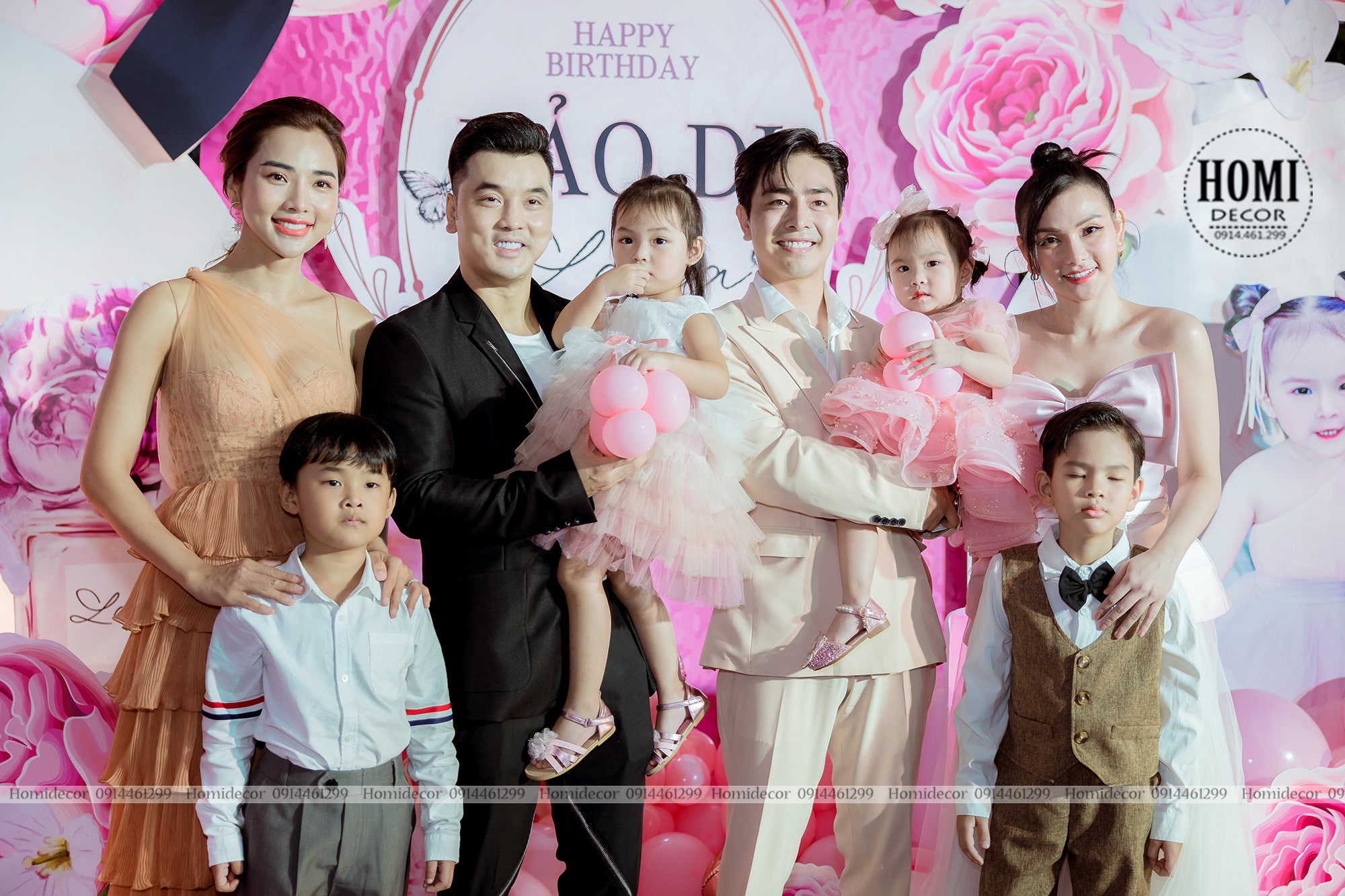 Trang trí sinh nhật con gái ca sĩ Thu Thủy 